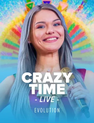Crazy Time by Evolution, RTP 95.4%, playable at Seven Casino