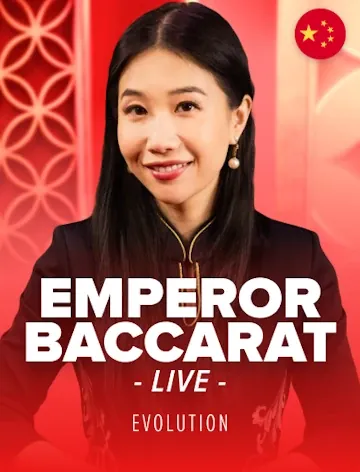 Emperor Baccarat by Evolution, RTP 98.9%, playable at Seven Casino