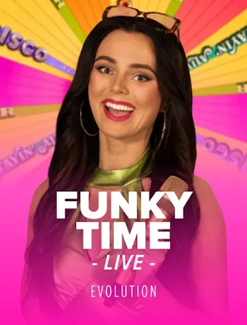 Funky Time by Evolution, RTP 95.5%, playable at Seven Casino